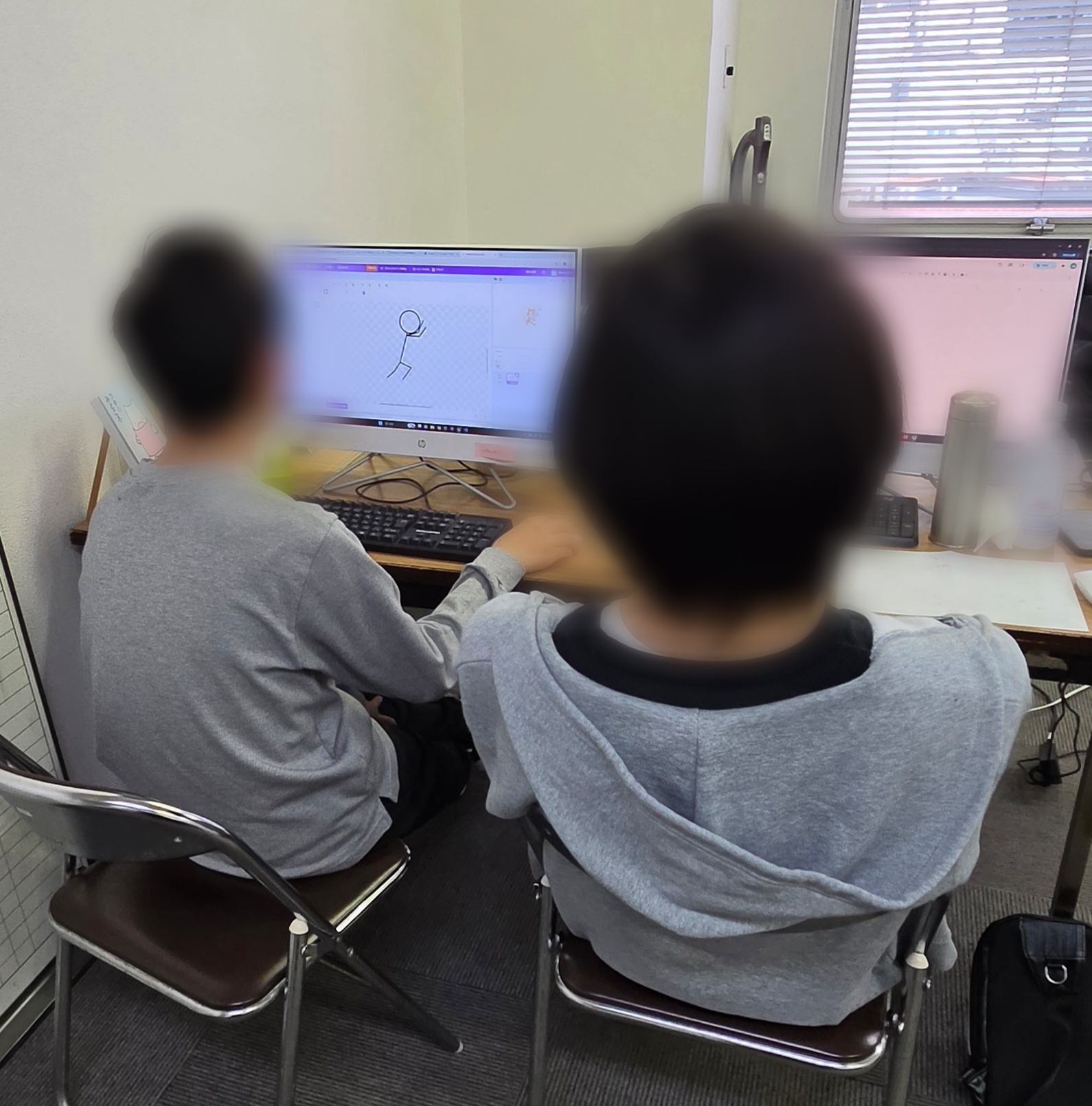 ゲーム制作部の様子