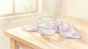 ガラス用に大事なメンタルを守っています